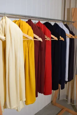 Bamboo & Recycled Cashmere Wool Travel Wrap - Mustard