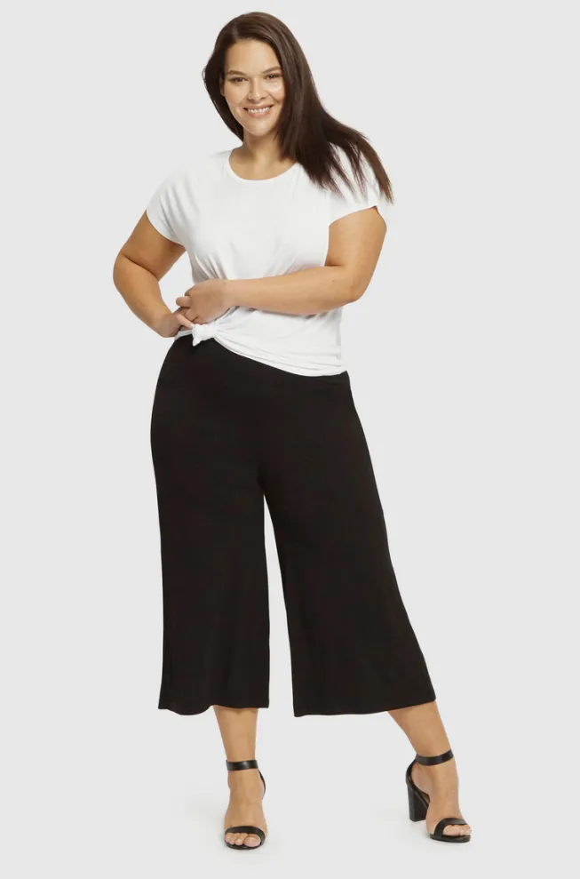 Bamboo Culottes - Black