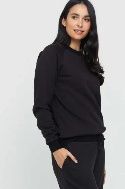 Bamboo Raglan Top - Black