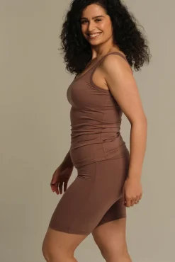 Bamboo Scoop Singlet - Mousse