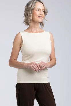 Bamboo Shell Top - Ivory