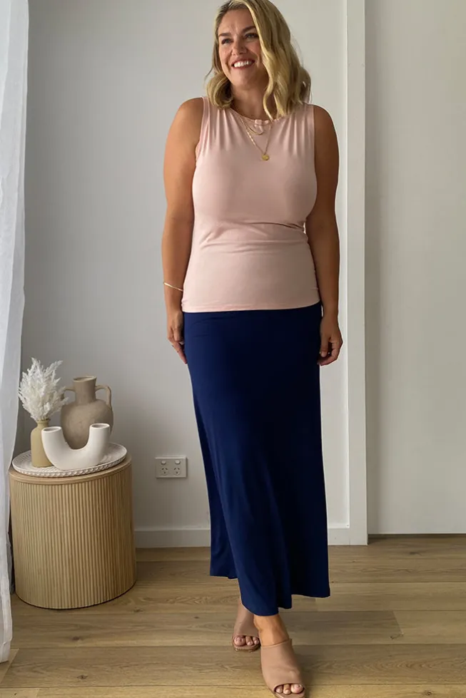 Bamboo Shell Top - Pale Pink