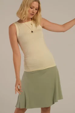 Bamboo Shell Top - Vanilla