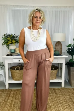 Bamboo Shell Top - White