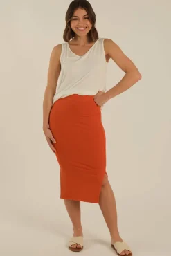 Bettina Skirt - Flame