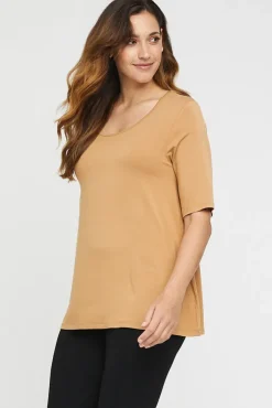 Carter Tunic Top - Biscuit