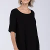 Carter Tunic Top - Black