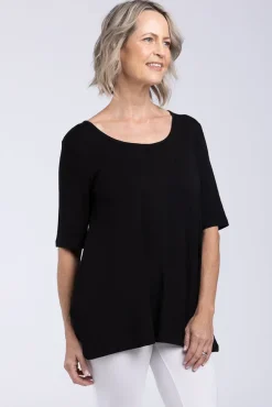 Carter Tunic Top - Black