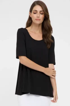 Carter Tunic Top - Black