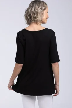 Carter Tunic Top - Black
