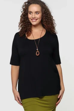 Carter Tunic Top - Black