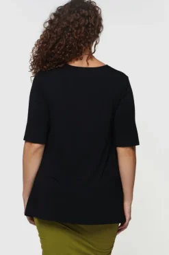 Carter Tunic Top - Black