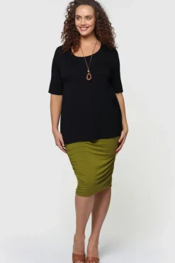 Carter Tunic Top - Black
