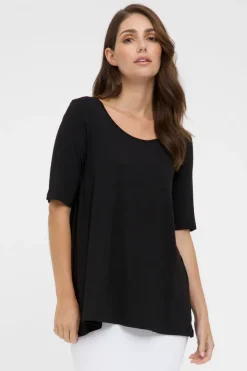 Carter Tunic Top - Black