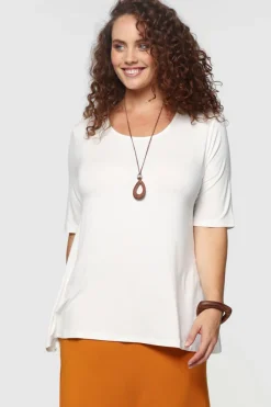 Carter Tunic Top - Ivory