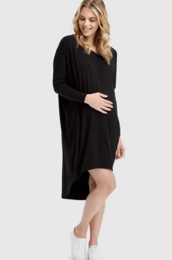 Catherine Maternity Dress - Black