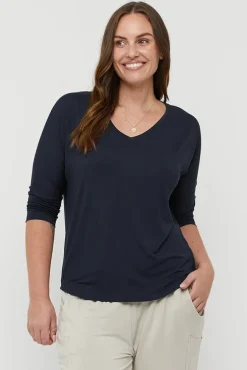 Dolman Sleeve Top - Dark Navy
