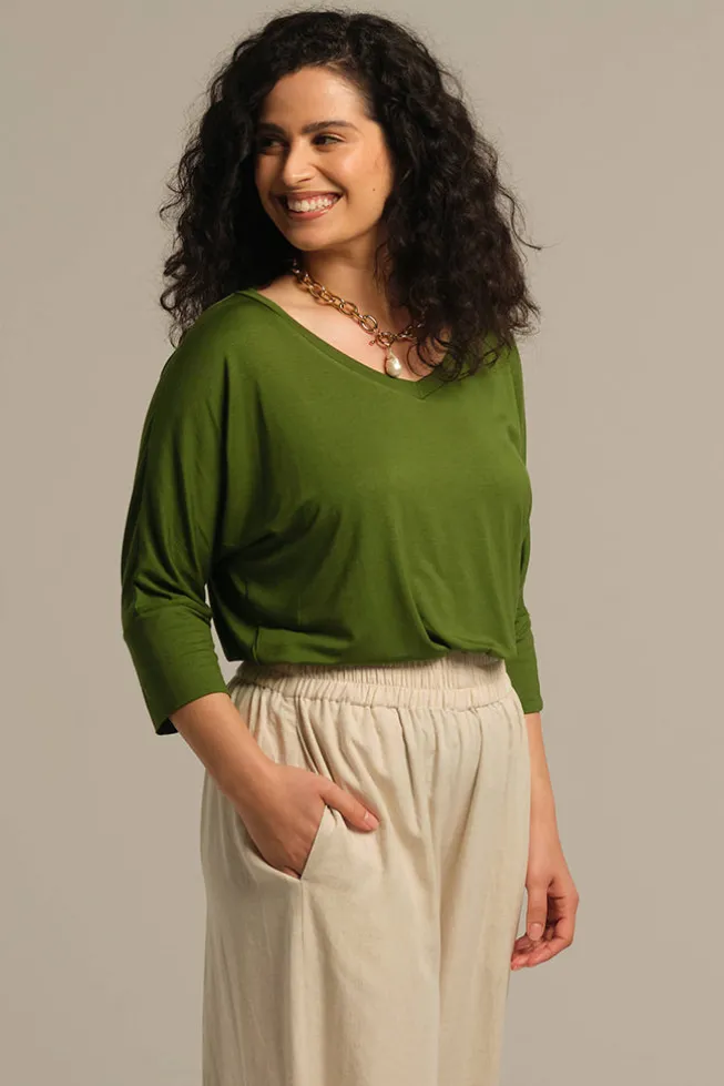 Dolman Sleeve Top - Garden