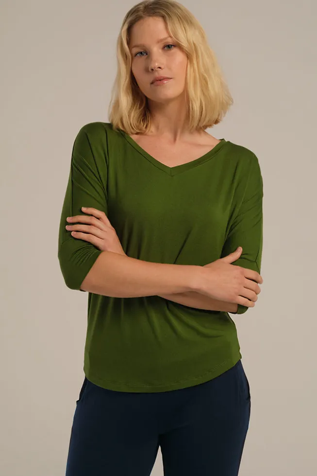 Dolman Sleeve Top - Garden