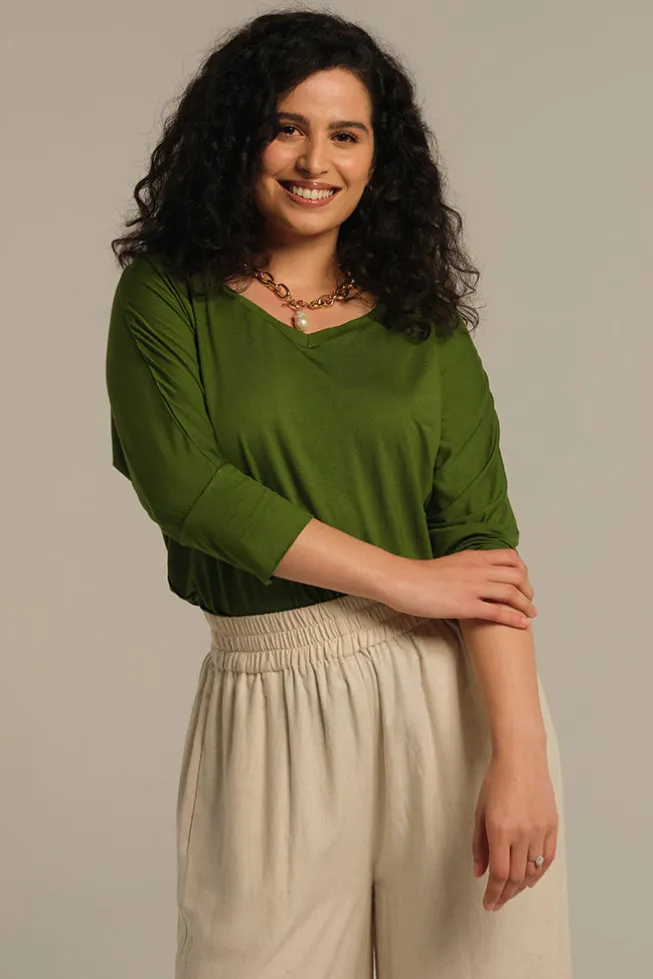 Dolman Sleeve Top - Garden