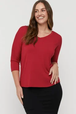 Dolman Sleeve Top - True Red