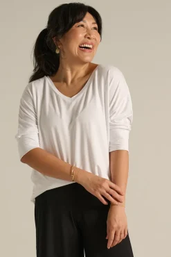 Dolman Sleeve Top - White
