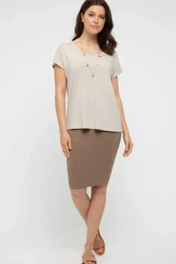 Eadie Top - Bone