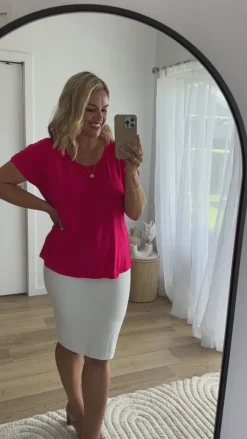 Eadie Top - Magenta