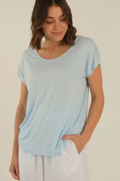 Eadie Top - Powder Blue