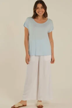 Eadie Top - Powder Blue