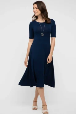 Harmony Dress - Navy