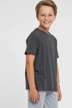 Junior Lounge Tee - Charcoal