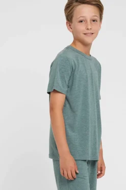Junior Lounge Tee - Moss Green