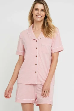 Ladies Pyjama Set - Rose