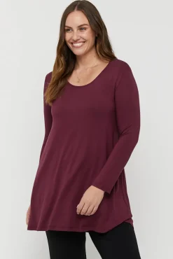 Leanne Tunic - Burgundy
