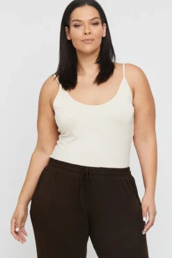 Lucia Bamboo Cami - Ecru
