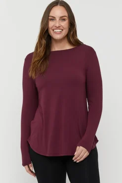 Margot Top - Burgundy