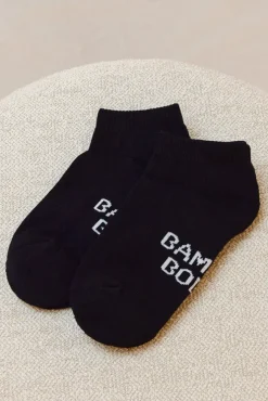 Men's Bamboo Ankle Socks 2 Pack - Black