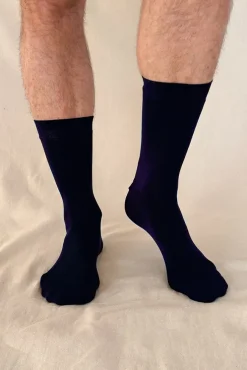 Men's Bamboo Business Socks 3 Pack - Navy