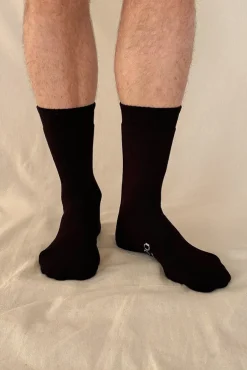 Men's Thick Bamboo Socks 2 Pack - Black