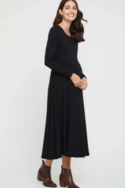 Olivia Maternity Dress - Black