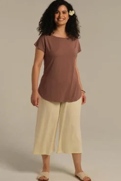Pia Bamboo Tee - Mousse