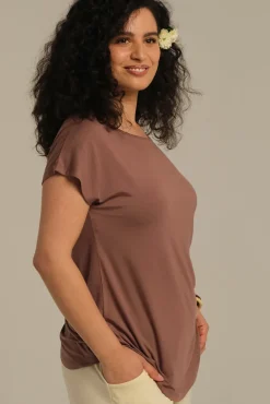 Pia Bamboo Tee - Mousse