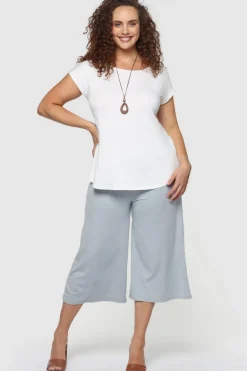 Pia Bamboo Tee - White