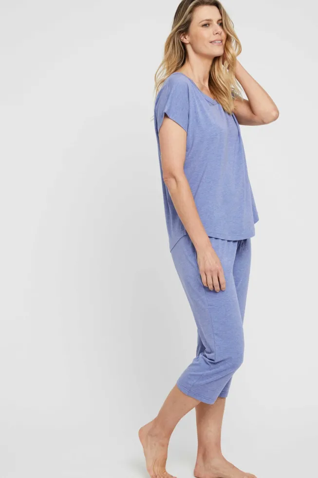 3/4 PJ Pant - Lavender