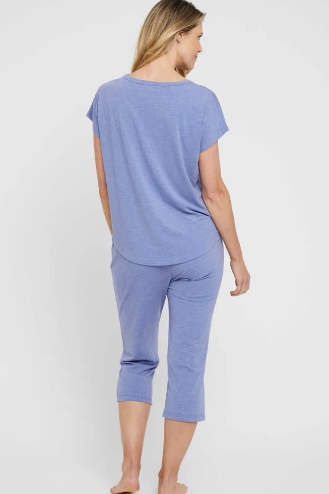3/4 PJ Pant - Lavender