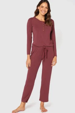Relax PJ Pants - Burgundy