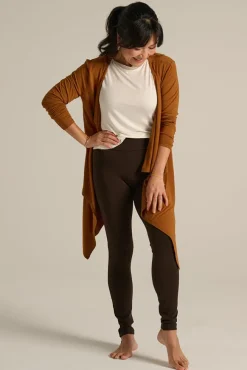 Soft Bamboo Leggings - Chocolate