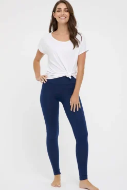 Soft Bamboo Leggings - Navy