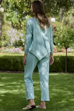 Terry Relax Boatneck - Aquamarine